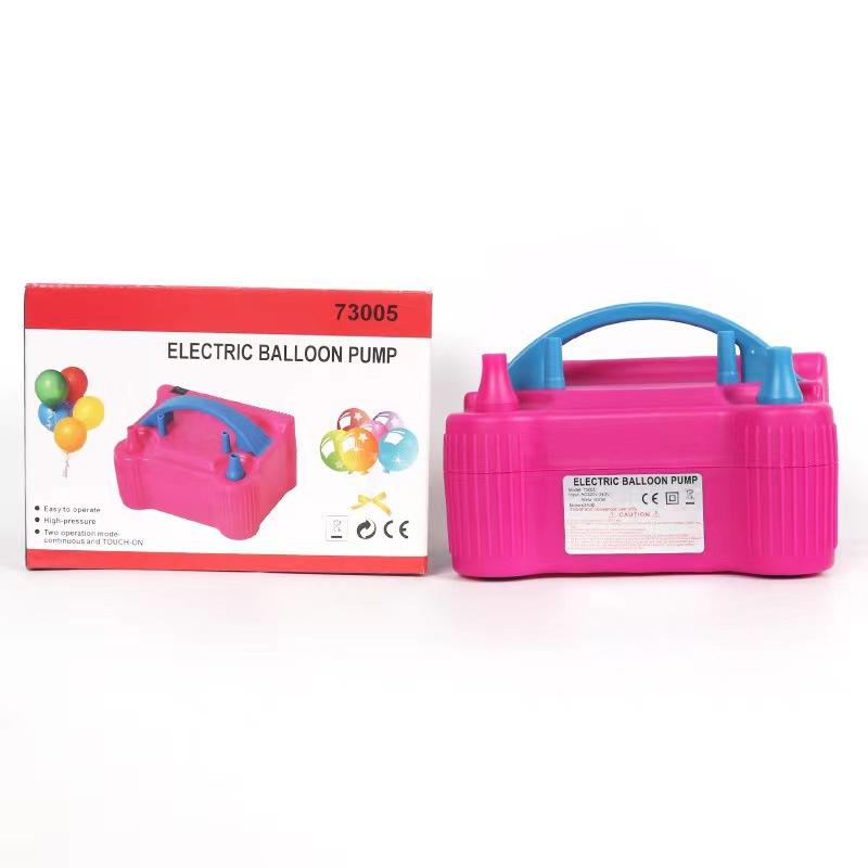 73005 electric balloon machine double hole electric balloon pump balloon pump electric balloon air pump inflator