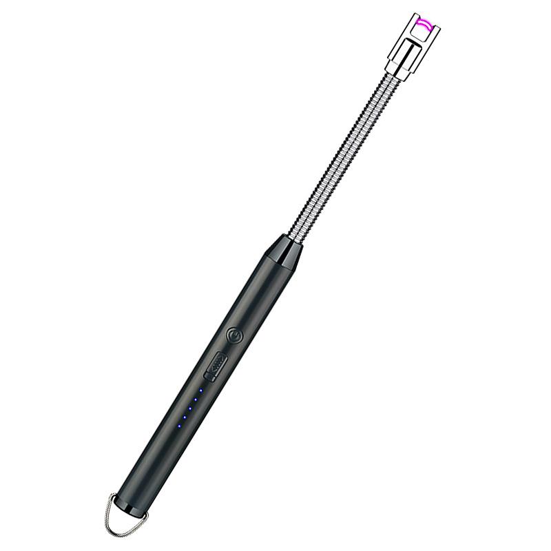 free rotating hose single arc charging lighter creative kitchen strip igniter usb cigarette lighter jl867