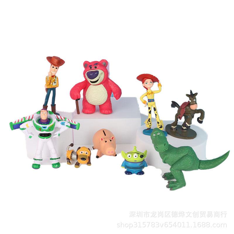 9 toy story hand office strawberry bear hudi bashang light year cartoon figurine garage kits model toy wholesale Item Picture