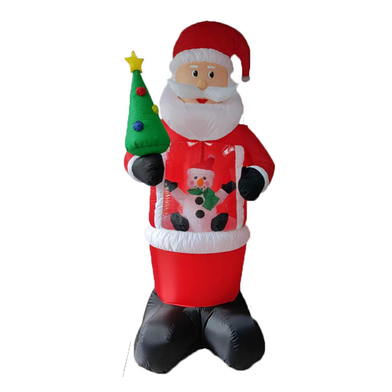 厂家直销正巧圣诞2M飞雪老人批发细节图