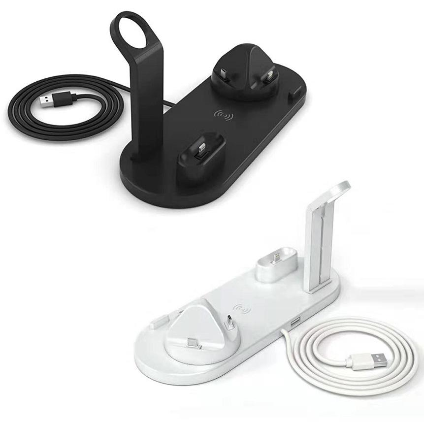 15w four-in-one mobile phone wireless charger base for iphone iwatch airpods wireless charger