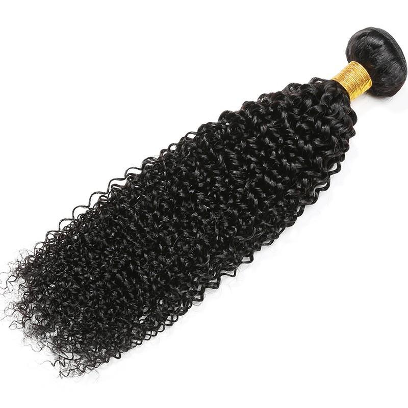 African Small Volume Hair Hair Weft Human Wigs Human Hair Weft Kinky Curly