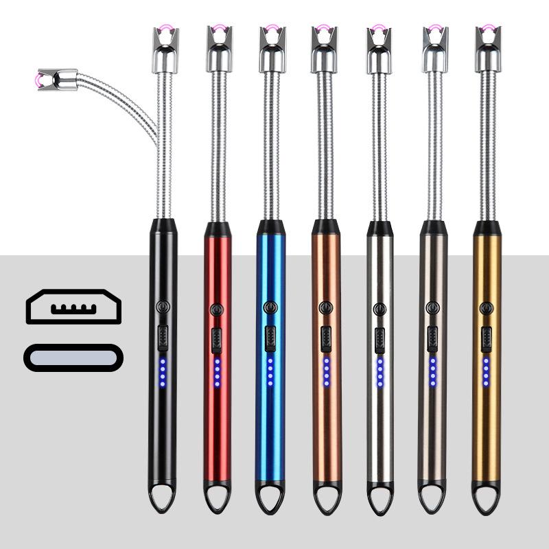 type c charging arc burning torch android charging pulse igniter outdoor camping kitchen home igniter