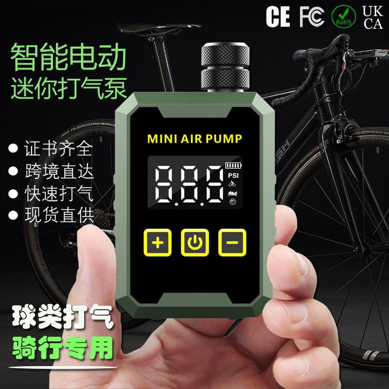 mini electric air pump portable road bike outdoor motorcycle riding mountain bike intelligent electric tire pump