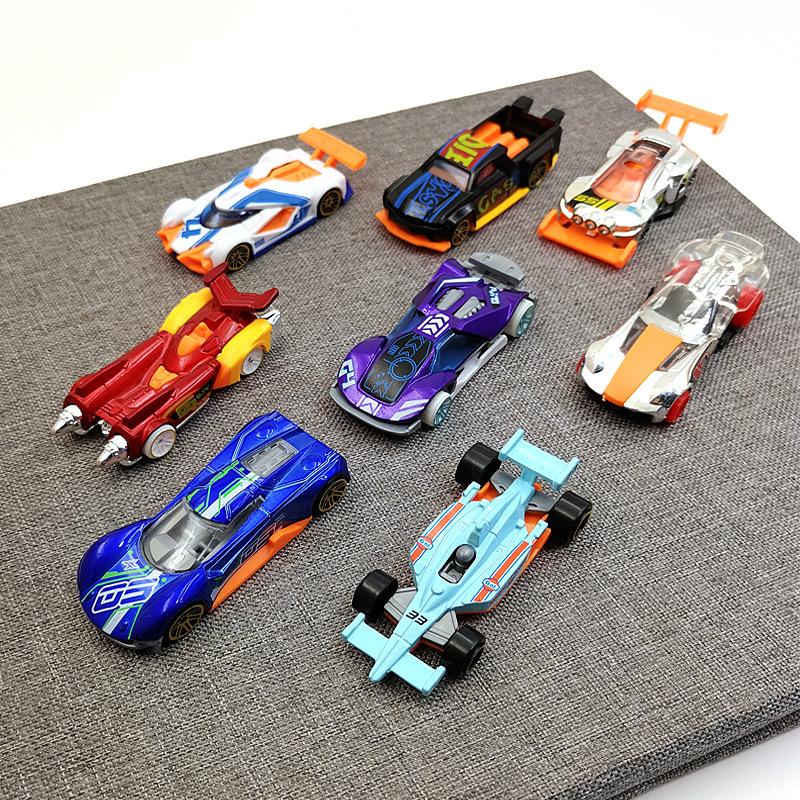 alloy car hot wheel simulation car fire wheel small sports car model toy gift keychain wholesale full figure