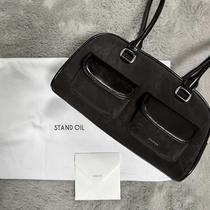 south korea xu yunzhen same standoil bowling bag stand oil boston tote bag underarm women's bag