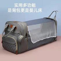 amazon hot baby diaper bag crib travel multifunctional backpack large capacity baby backpack milk insulated bag