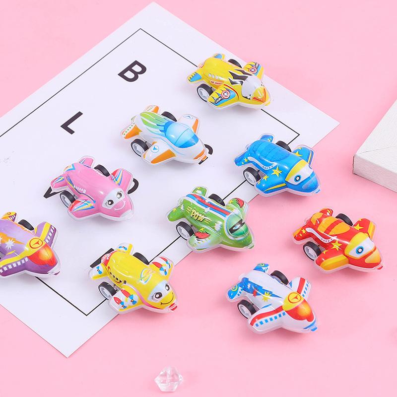 new children's cartoon mini warrior small plane children's simulation warrior fighter model toy stall hot sale