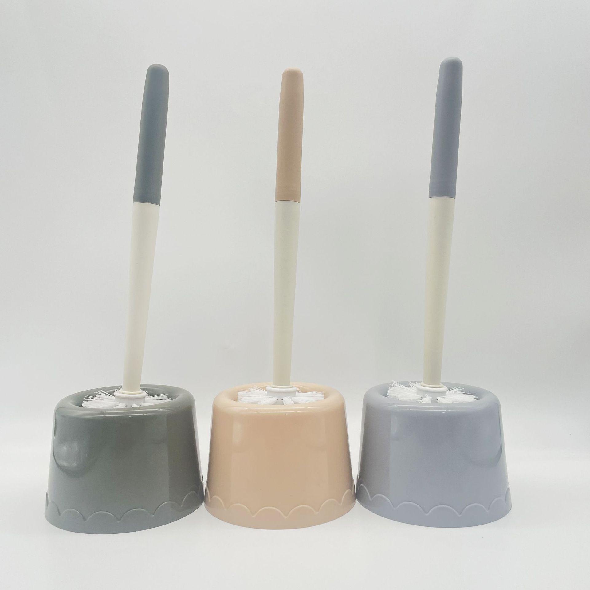factory wholesale no dead angle long handle brush toilet brush set soft fur cleaning toilet cleaner toilet brush toilet cleaner sanitary brush with base