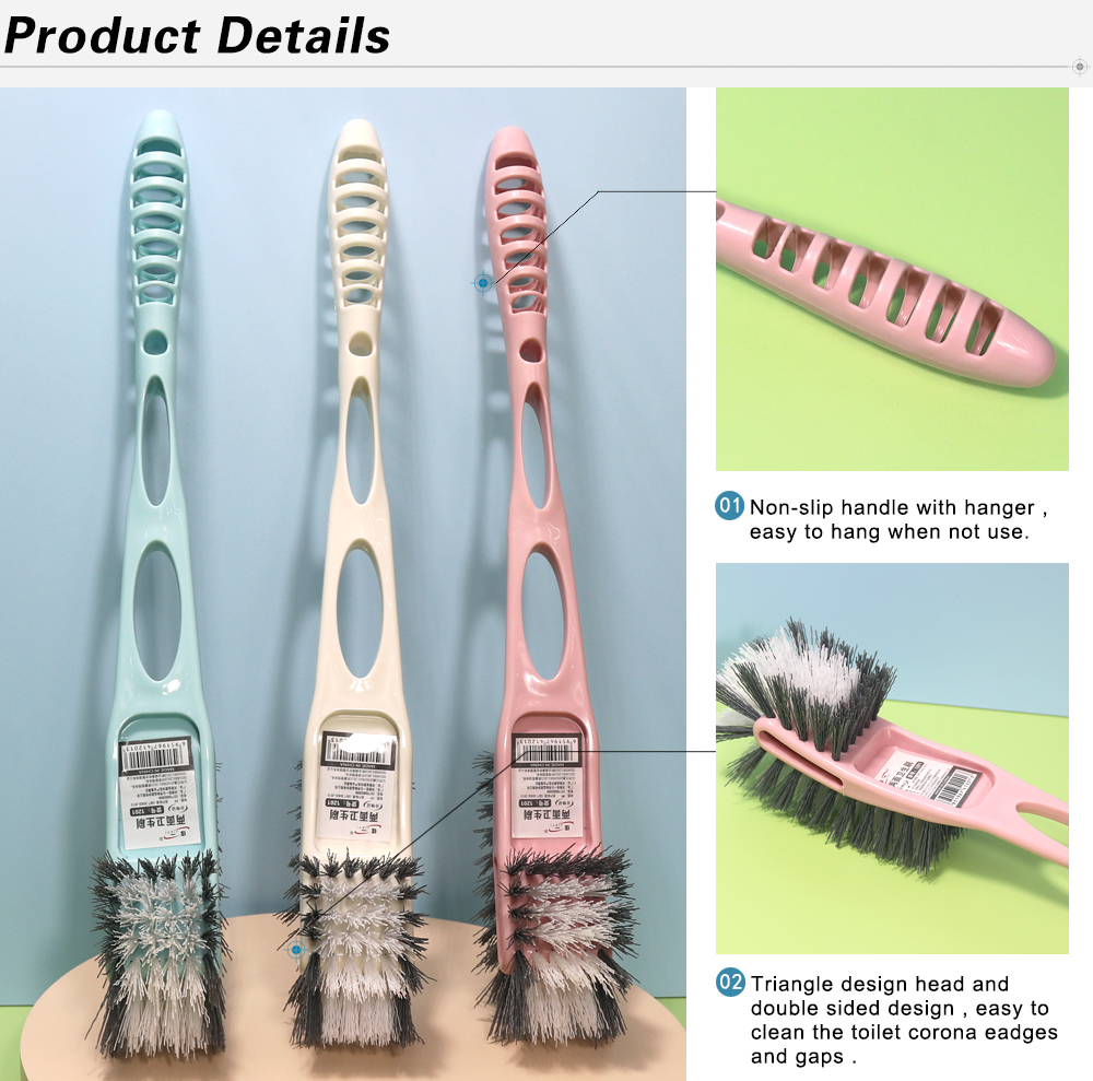 JY1201卫生刷家用厕所清洁刷 长柄刷卫生间清洗刷货源批发马桶刷详情3