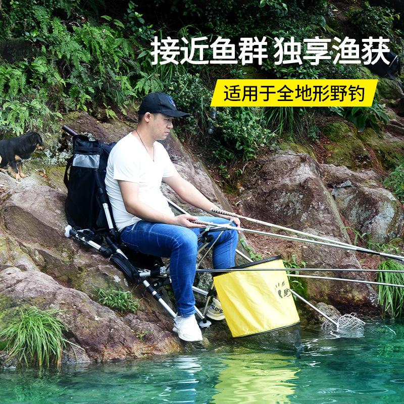 Riding Type Fishing Chair Fishing Chair Folding Stool Portable Fishing Stool a Generation Wholesale Fishing Gear Lightweight