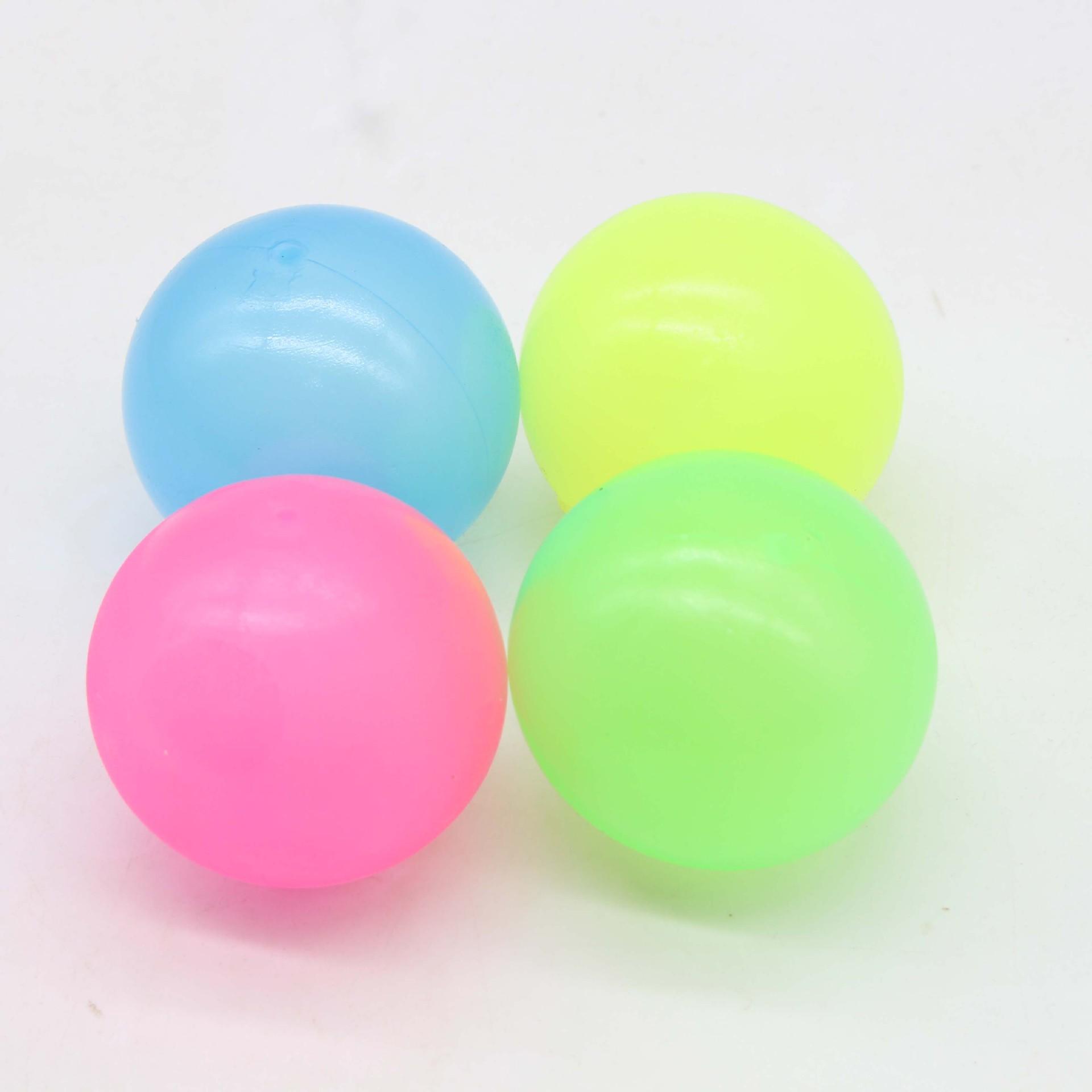 tiktok luminous sticky ball sticky wall ball ceiling ball stress ball parent-child interactive ceiling ball children sticky ball