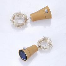 solar bottle stopper lighting chain copper wire lighting chain string lights christmas lights wine bottle ambience light 10 lights 20 lights wine stopper
