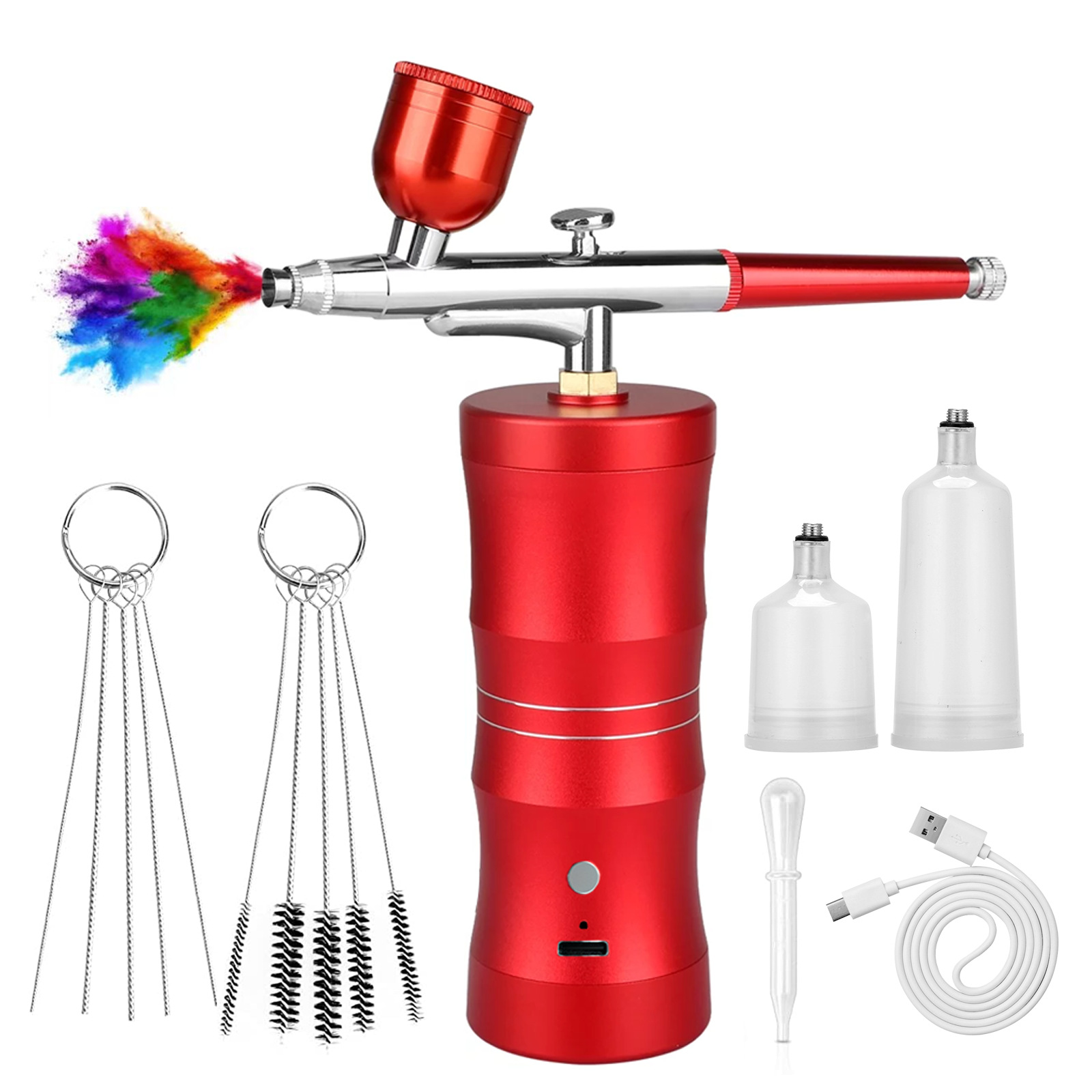 The new blue light oxygen injection device, high-pressure oxygen injection device, home handheld hydrating device, and portable beauty device for facial introduction Item Picture
