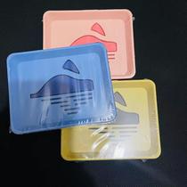 6810 double-layer square soap box drain soap box soap box household storage rack 2 layers soap box bathroom 2 yuan product