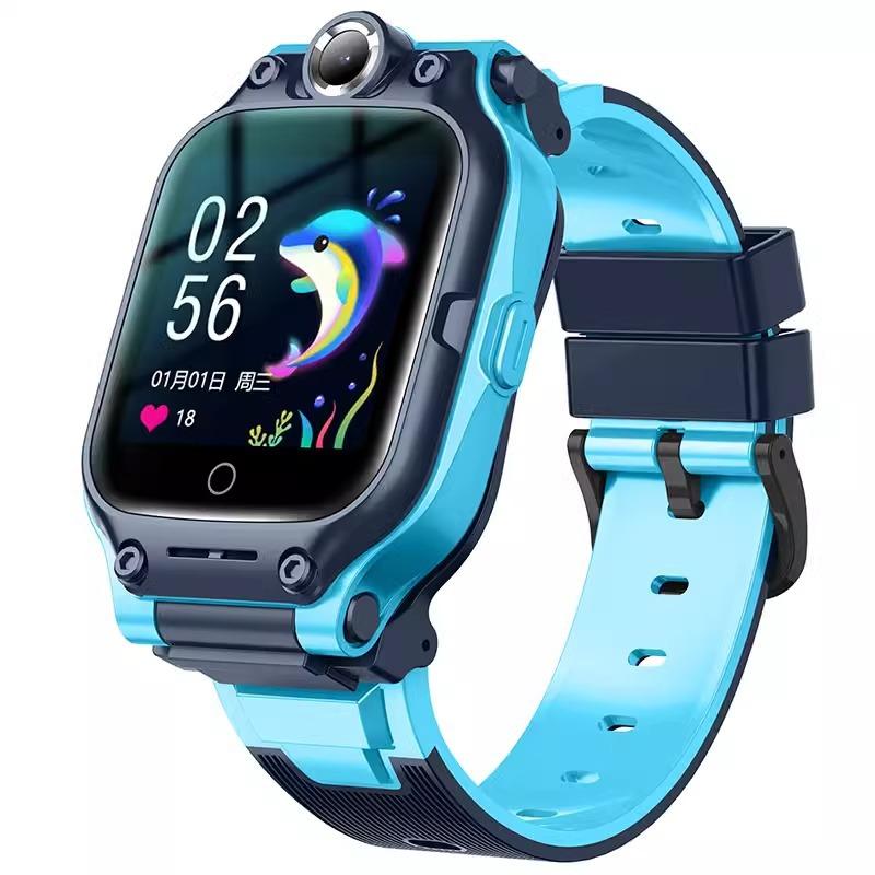 2024 new primary school children's watch phone smart gps positioning waterproof video chat card-inserting call