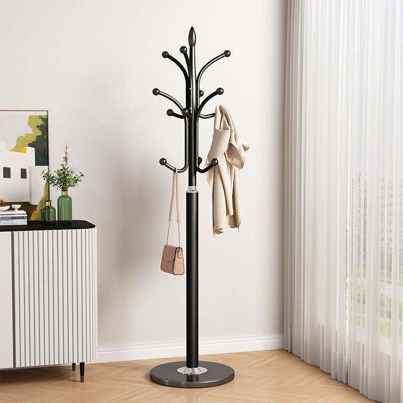 iron coat rack floor-standing bedroom hanger household living room vertical simple clothes clothes rack