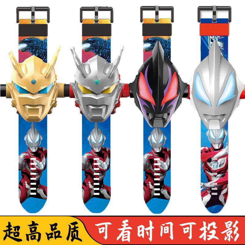 [one piece dropshipping] children's projection watch toy ott cartoon electronic watch superman princess wholesale