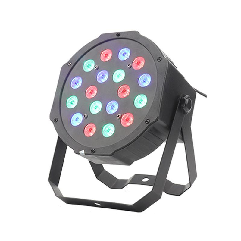 led stage 18 par lights colorful 18 plastic par lights ktv bar voice control par lights background flood light