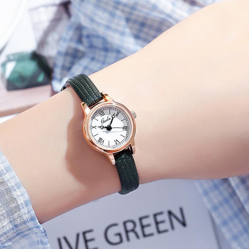 student new simple waterproof quartz watch wholesale manufacturers new small ladies retro temperament quartz watch