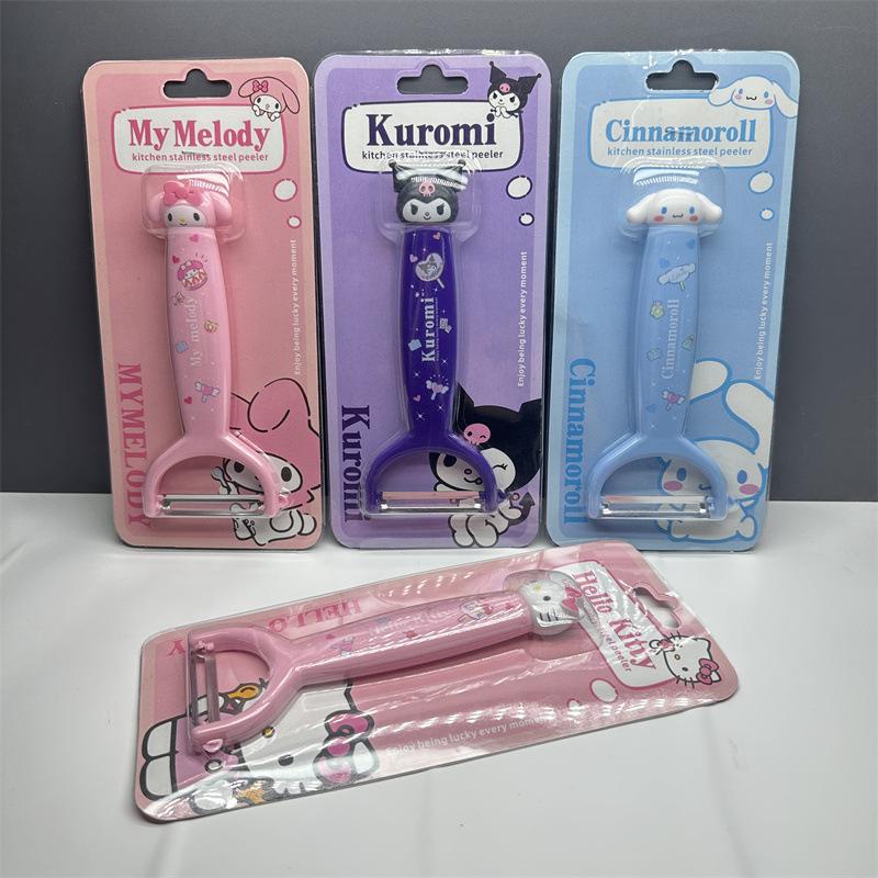 foreign trade sanrio clow m household portable peeler big ear dog peeler melody big ear dog fruit planer