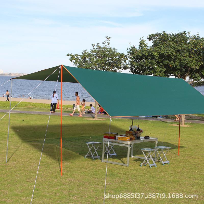 Outdoor Canopy Rainproof and Sun Protection UV Protection Outdoor Multi-Person Camping Camping Sunshade Pergo rge Canopy Tent