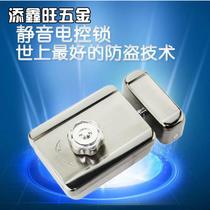 hook electric control lock access control mute electric control lock electric lock building intercom electric control lock anti-theft door lock