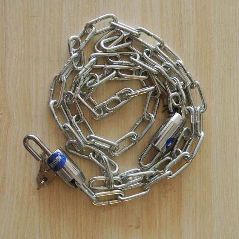 hardware tools lock large round head chain 80-1.5 m electric bicycle door lock galvanized chain lock