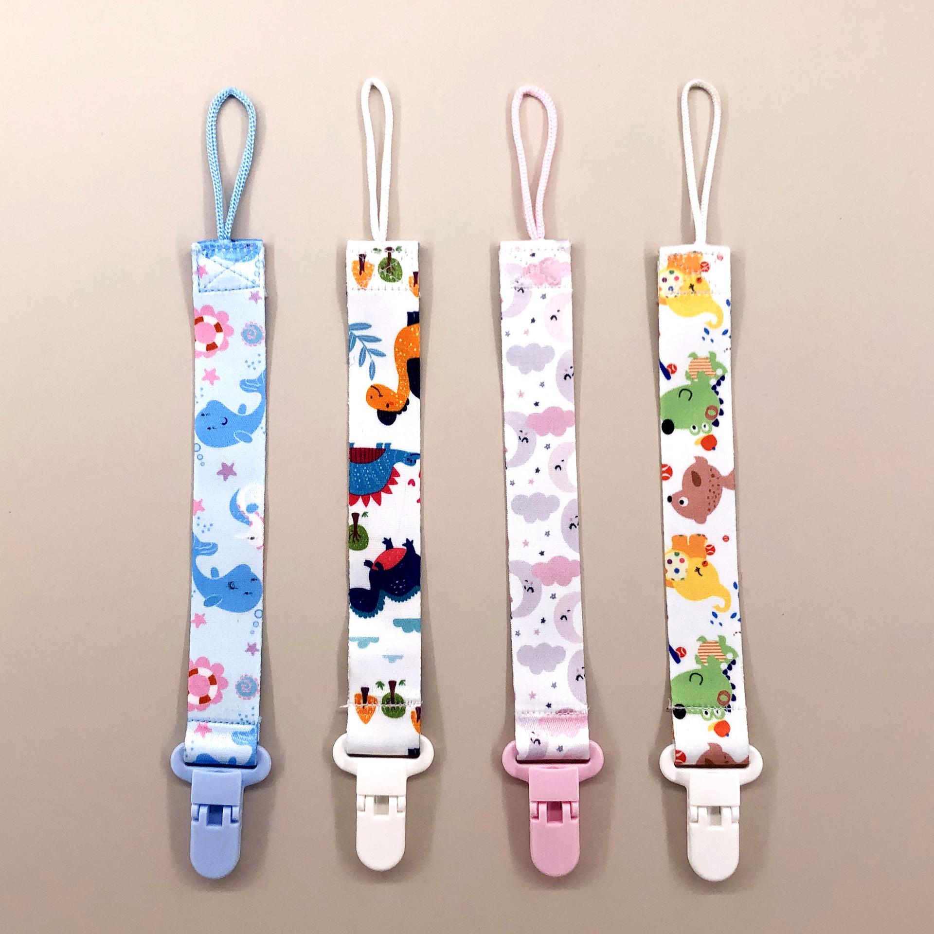 baby products pacify fork with nipple lanyard ribbon drop-preventing chain baby pacifier clip baby products in stock