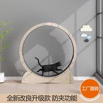 wholesale cat treadmill large roller cross-border toy pet sports fitness cat toy solid wood multi-layer cat running wheel