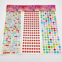 Children Crystal Diamond Stickers Colorful Diamond Stickers Acrylic Decorative Stickers Plum Blossom Kindergarten Baby Face Makeup Paste