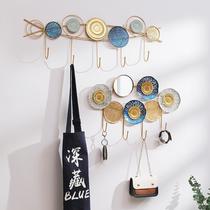 creative iron hook key entrance entrance door wall hanging rack wall decoration hanger coat hook