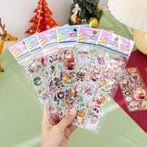 cartoon christmas stickers children stickers kindergarten reward stickers bubble stickers student stickers activity gifts