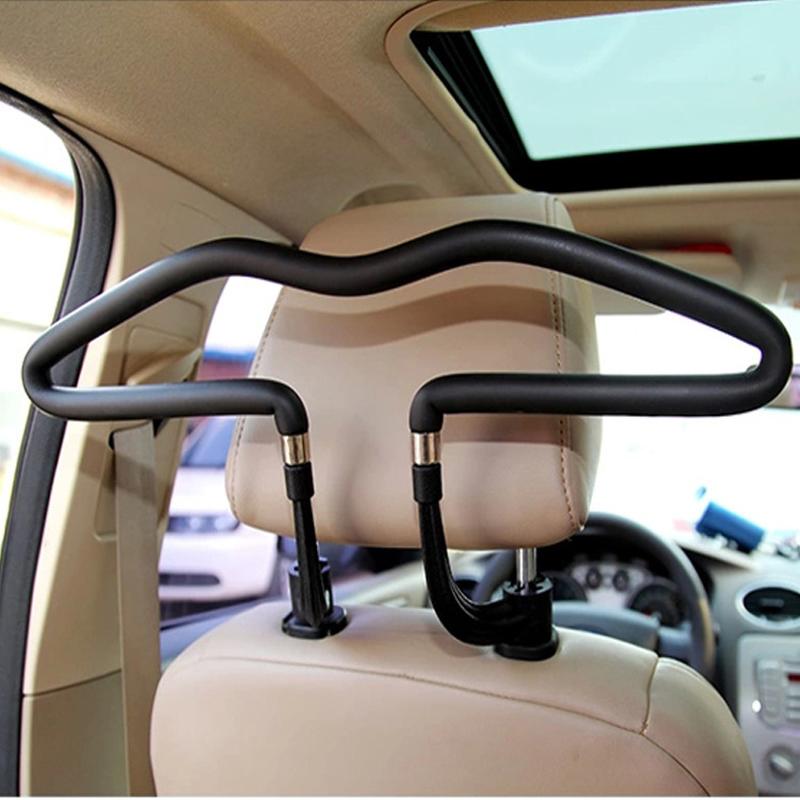 on-board hanger car seat back pu hanger stainless steel coat hanger car suit hanger car supplies