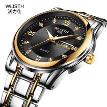 watch one piece dropshipping men's watch waterproof men's watch steel watch double calendar quartz watch retro watch customization