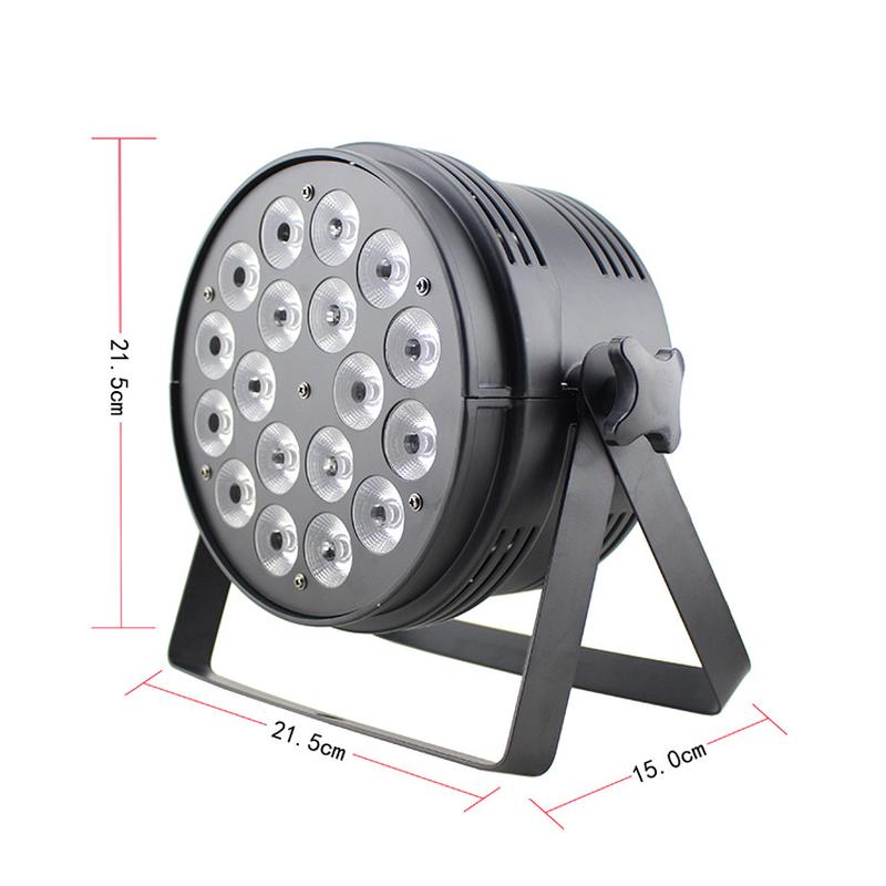 18 Lights 10W Four-in-One Waterproof Par Light Full Color Led Washing Light Outdoor Wedding Effect Light Stage Lights Par Light