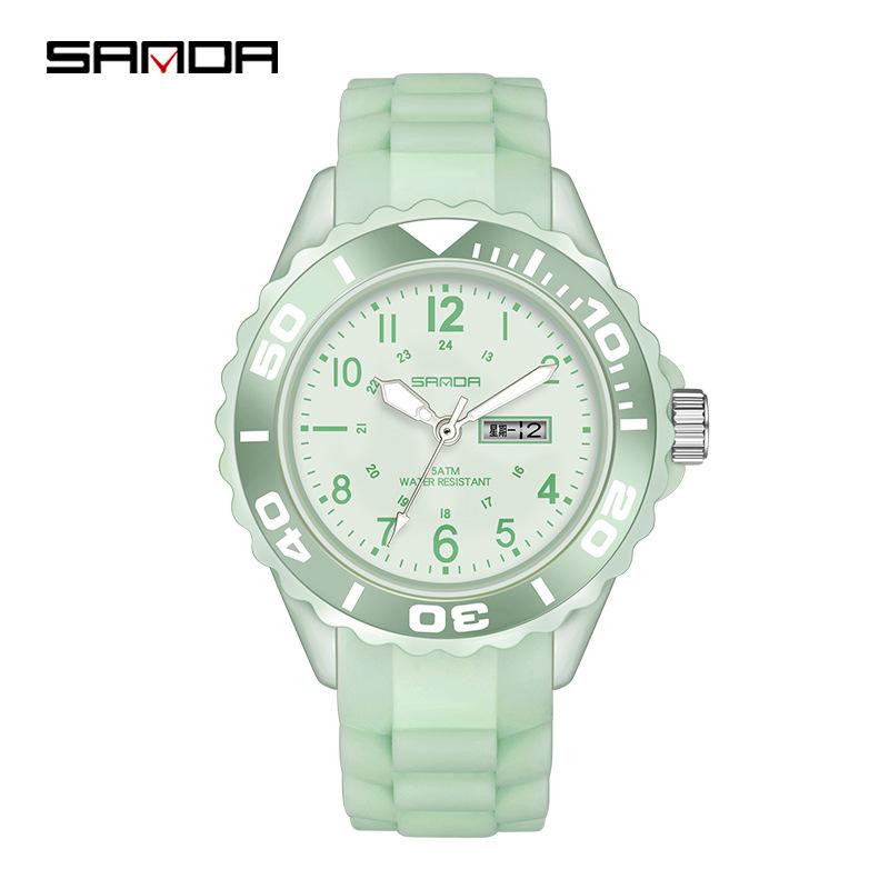 sanda new 1053 male and female middle school student quartz watch cool waterproof fashion personality and creativity factory one wholesale
