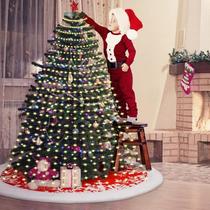 new christmas lights christmas tree chandeliers tree-top star led rubber-covered wire lights outdoor waterproof christmas atmosphere layout