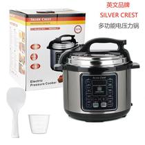 cross-border export 6 liter multi-functional smart home large capacity english pressure cooker rice cooker pressure cooker electrical pressure pot