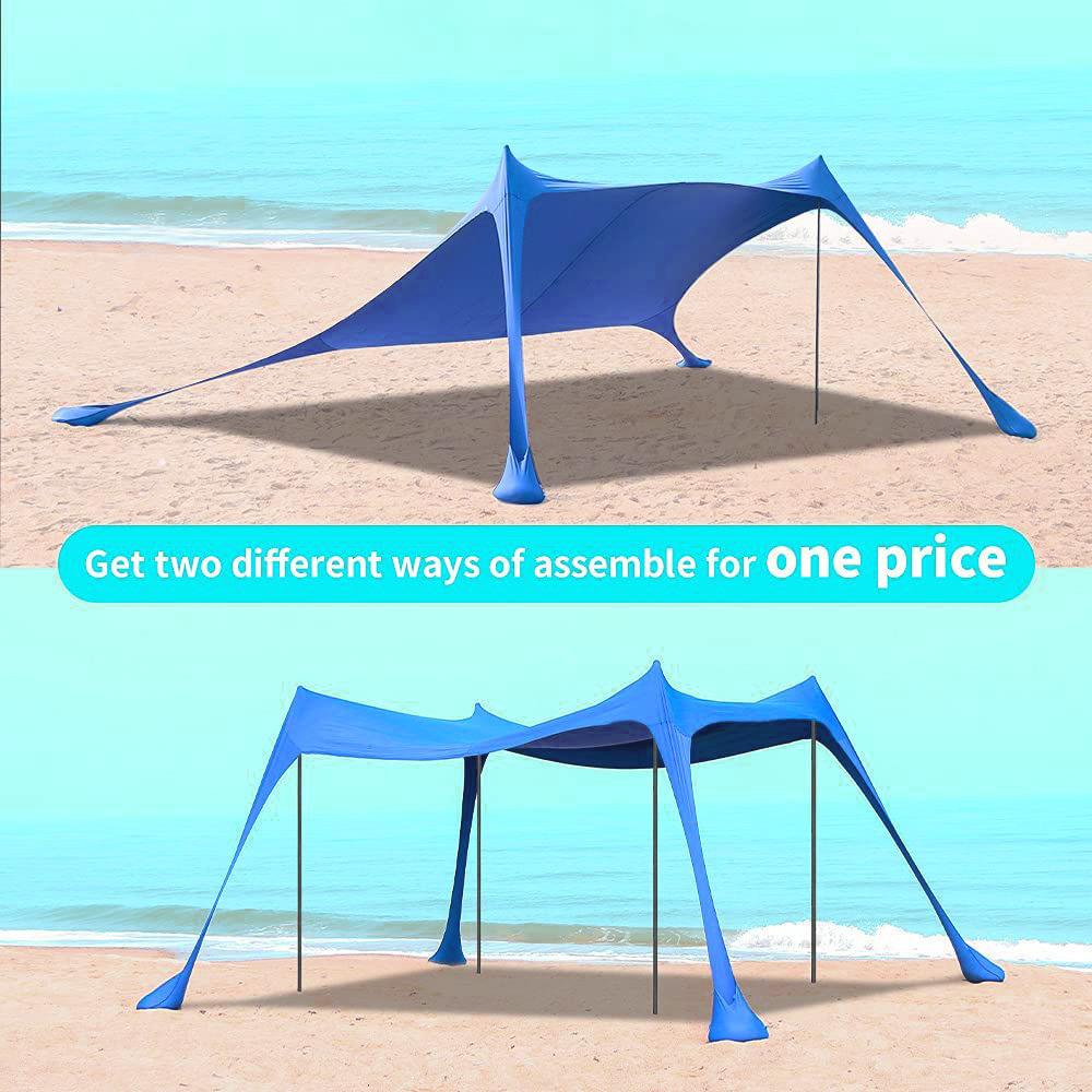 seaside beach canopy beach sand digging tent lycra sun-proof shed outdoor park seaside fishing camping canopy
