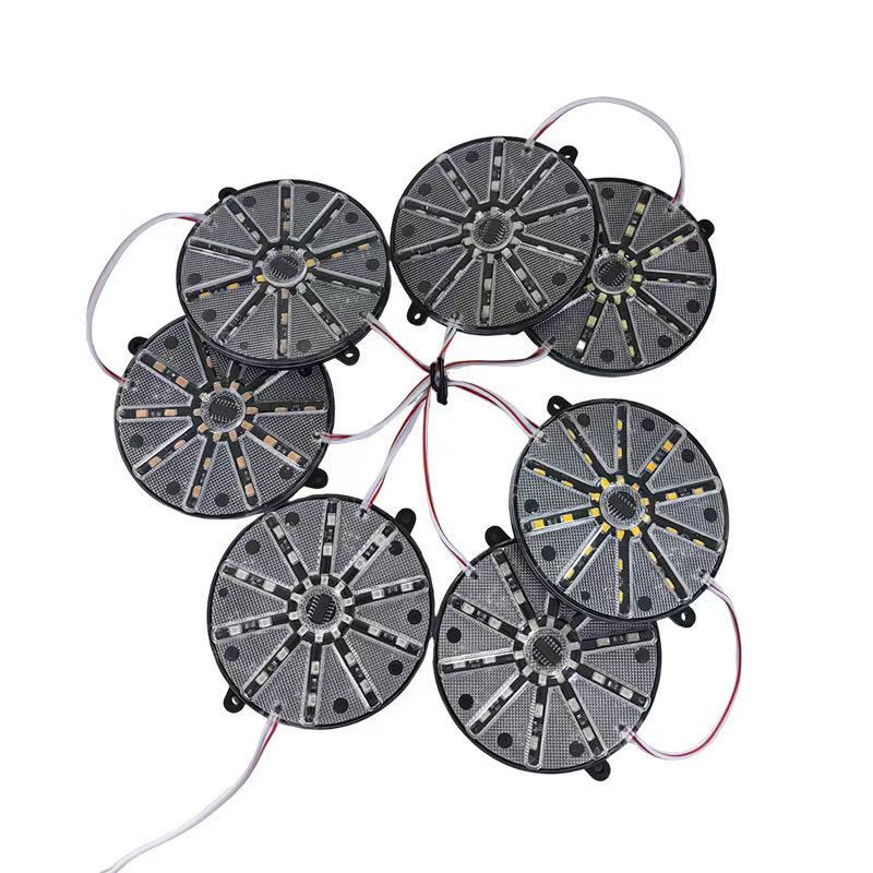 New motorcycle LED lights, colored lights, round smoke lights, 12V decorative lights, taillights, export version pic 7