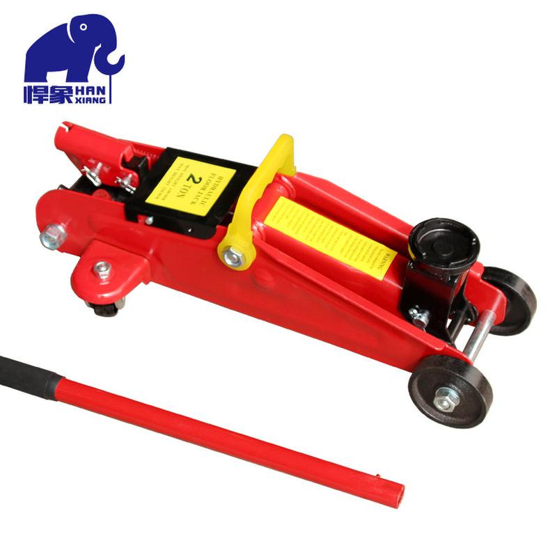 small car jack 2t horizontal hydraulic jack car tire change car repair tool car jack Application Scenario
