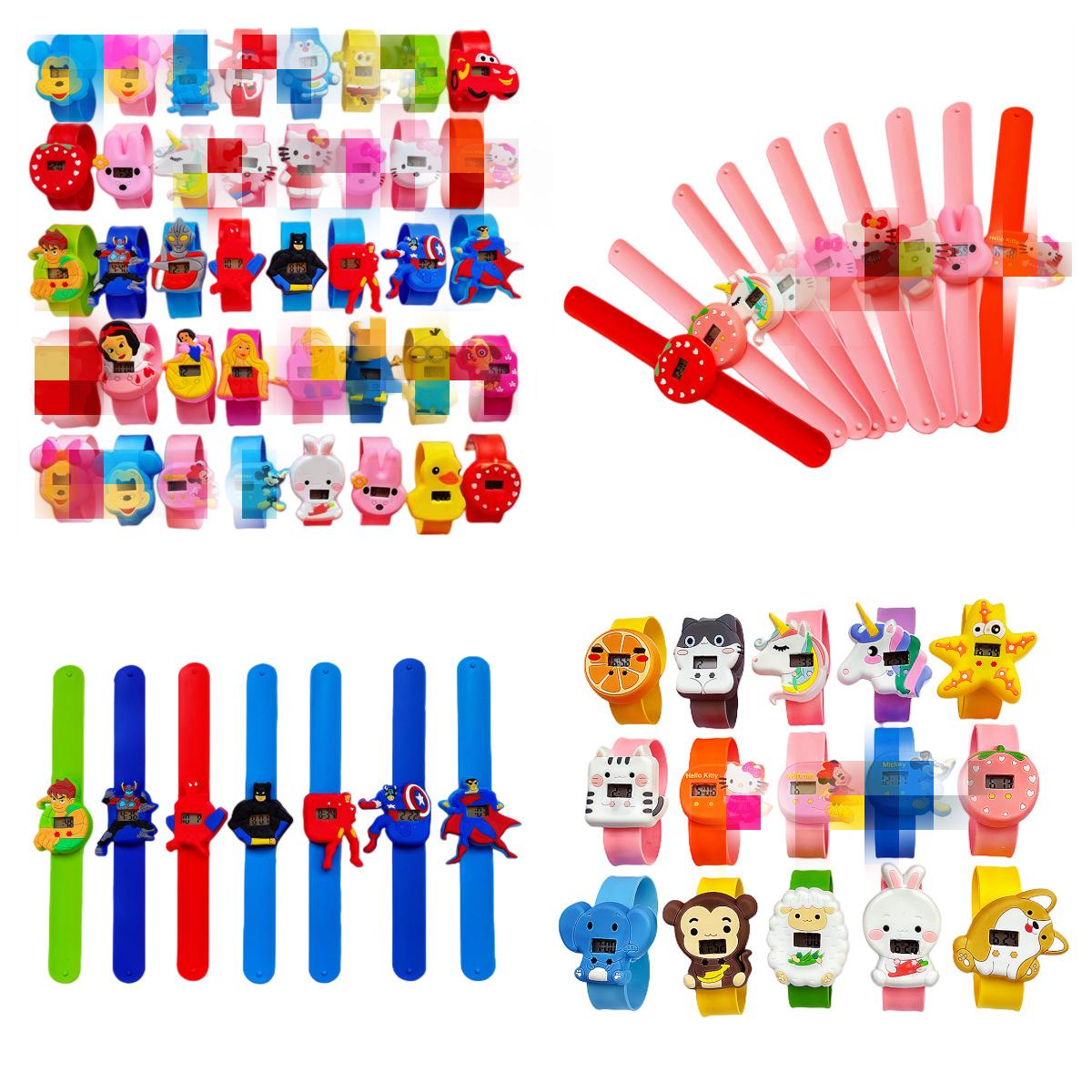 2024 new cartoon electronic watch waterproof cute animal children student ring pop gifts for men and women car
