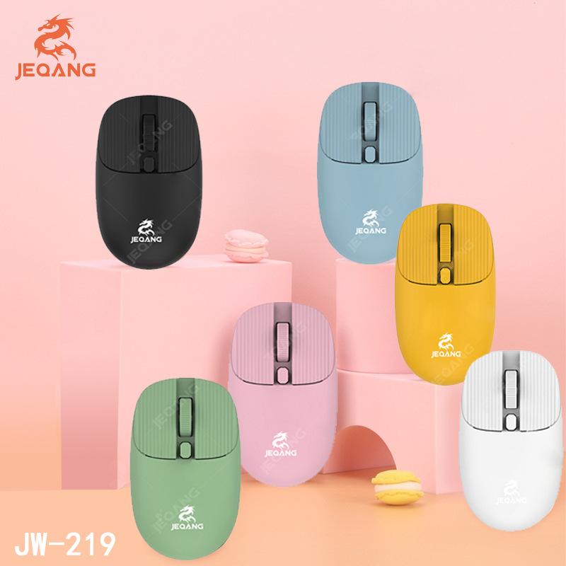 JW-219 Office Home Business Multi-Color Wireless Mouse Small Game Mouse Cross-Border E-Commerce Wholesale