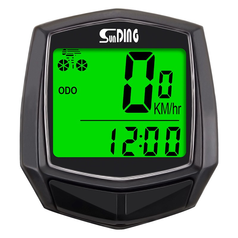 SD-581C bicycle wireless speedometer, large backlit screen in both Chinese and English, waterproof mountain bike speedometer, odometer, and speedometer details Picture
