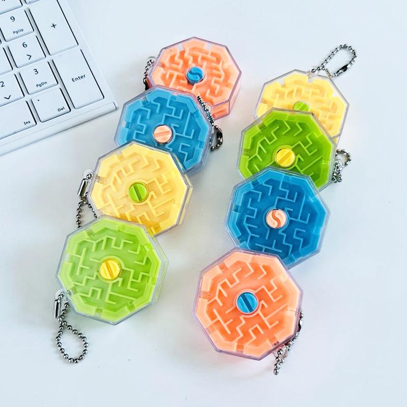 ten-side three-dimensional maze creative 3d ball balance maze children's ball puzzle magic cube maze activity small gift