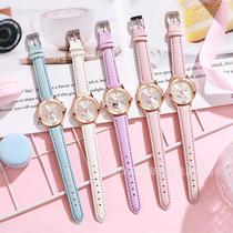 rose gold diamond belt children's watch student girl girl examination watch sanrio quartz watch cross-border wholesale