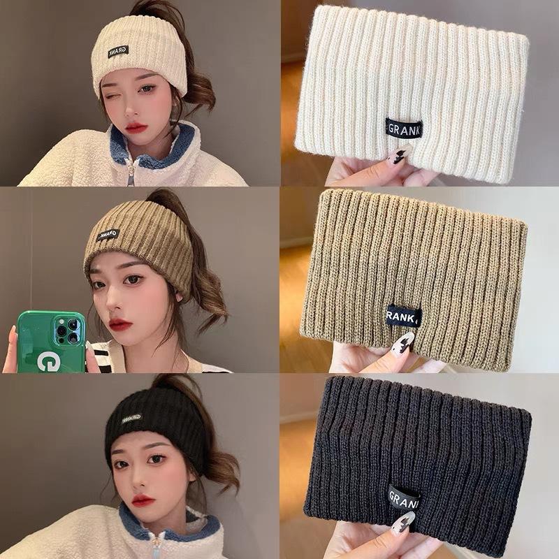 classic washing face hair band wrist band confinement hair band ribbon hair accessories knitted hair band fashion letters hair band face washing