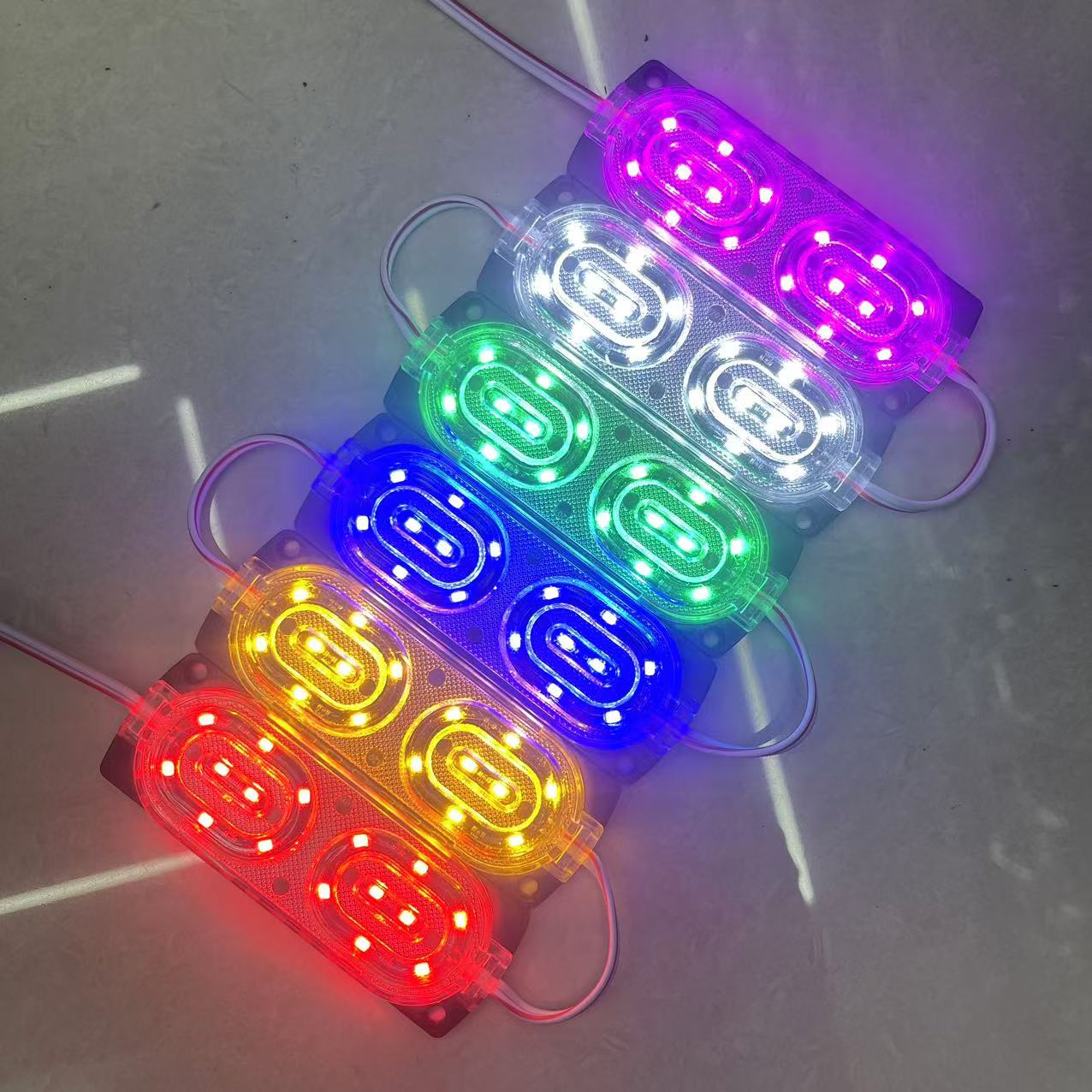 Motorcycle LED flashing lights, taillights, 12V decorative lights, colored lights, new module, brake lights, chassis lights details Picture