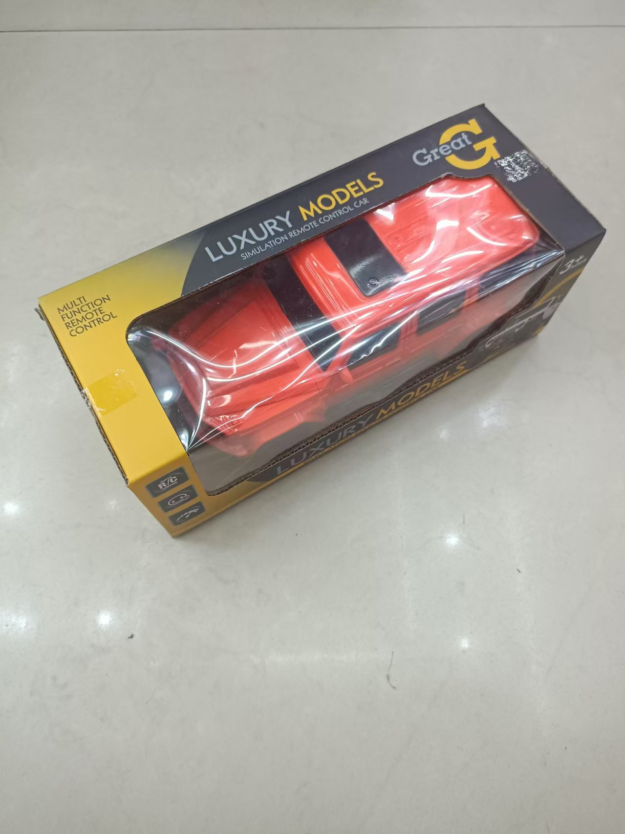 Boys' toy remote control car, wireless 3D printing, electric remote control toy car, luminous drift, children's toy car, Boya